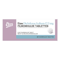 Etos diclofenac kalium tabletten 12,5mg 20st