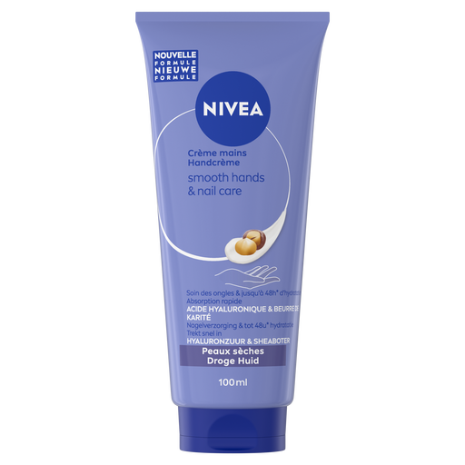 NIVEA Smooth Hands & Nail Care Handcrème 100 ML