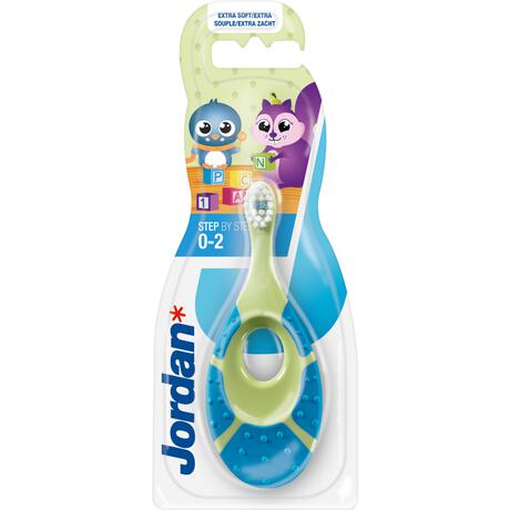 Jordan kindertandenborstel Step 1 Baby (0-2 Jaar)
