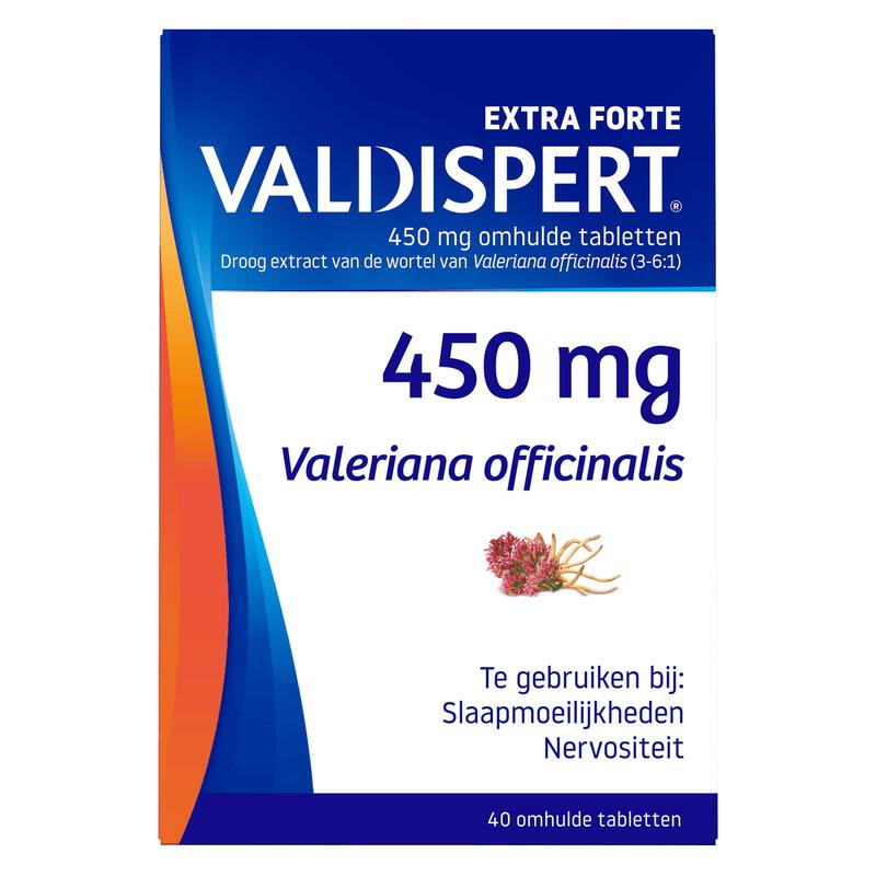 Valdispert Extra Forte 450 MG Tabletten 40 stuks