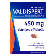Valdispert Extra Forte 450 mg 40 tabletten
