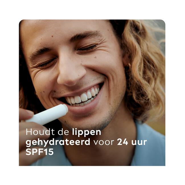 Labello MEN Active Lippenbalsem 24u Hydratatie SPF15 1 Stuk