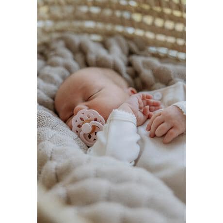 BIBS Boheme Fopspeen Rond Latex Maat 2 Ivory/Blush/Blossom/Lila 4 stuks