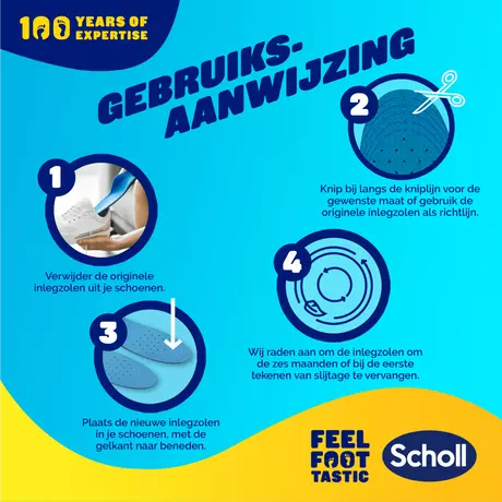 Scholl GelActiv Insoles Casual S