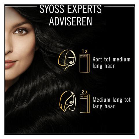 Syoss Oleo Intense 1-10 Intens Zwart/Noir Intense