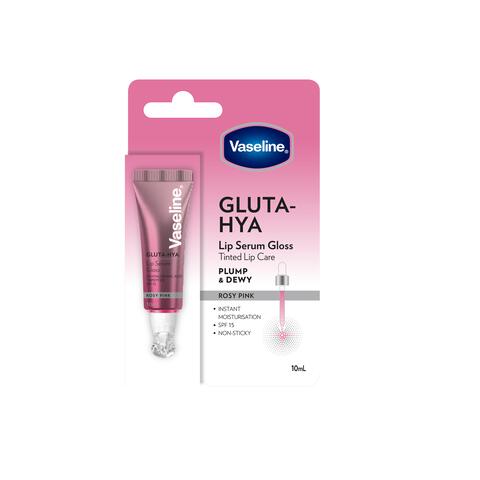 Vaseline Gluta Hya Lip Serum Gloss Rosy Pink 10 ML