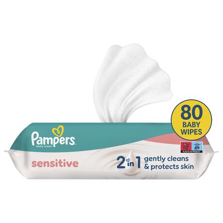 Pampers Sensitive Billendoekjes 80 stuks