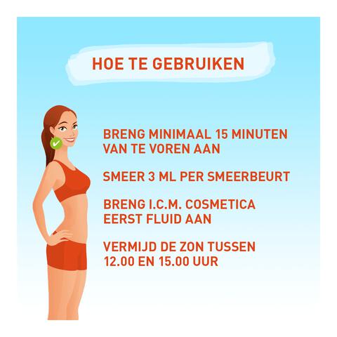 Vision Face Fluid Zonnebrand SPF50+ 50 ML