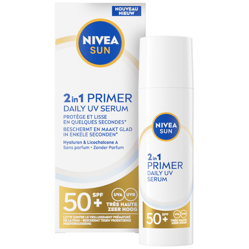 NIVEA SUN UV Face 2in1 Primer Serum SPF 50+ 30 ML