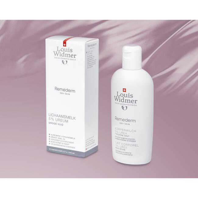 Louis Widmer Remederm Dry Skin Lichaamsmelk Licht Geparfumeerd 200 ML