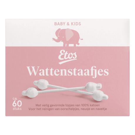Etos Baby Wattenstaafjes 60 stuks