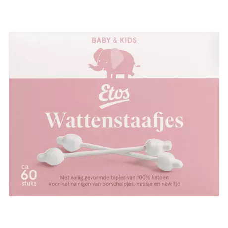 Etos Baby Wattenstaafjes 60 stuks