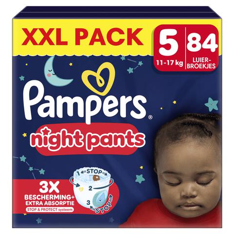 Pampers Baby Dry Night Pants XXL Pack Luierbroekjes Maat 5 11-17 KG 84 Stuks