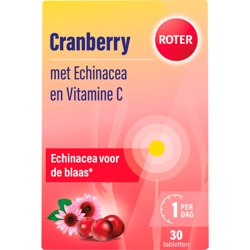 Roter Cranberry Vitamine C Echinacea Tabletten 30 stuks