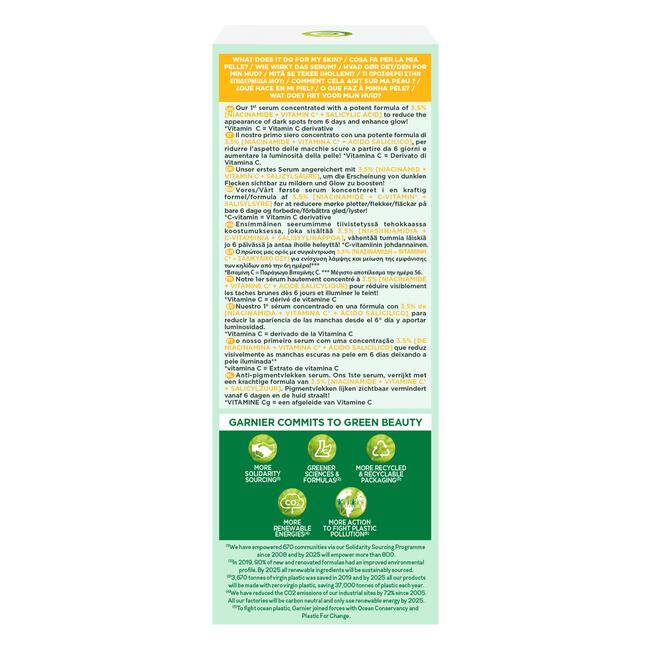 Garnier Skinactive Anti-Dark Spot Serum Met Vitamine C* 30 ML