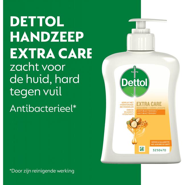 Dettol Extra Care Honing & Galambozer Handzeep 250ML