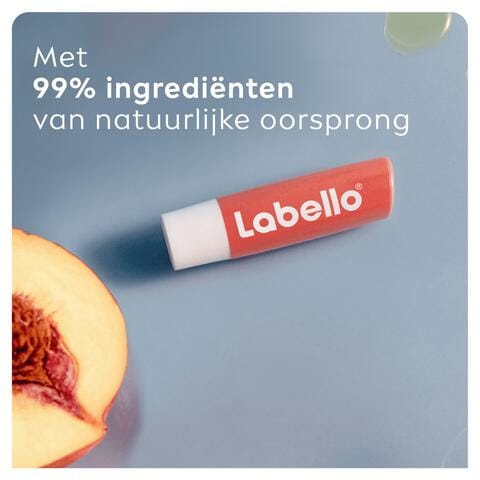 Labello Peach Shine Lippenbalsem 24u Hydratatie 1 Stuk