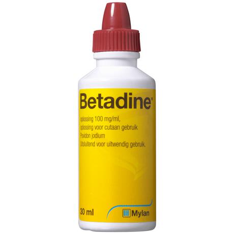 Betadine Oplossing 100 mg/ml Povidonjood 30 ML