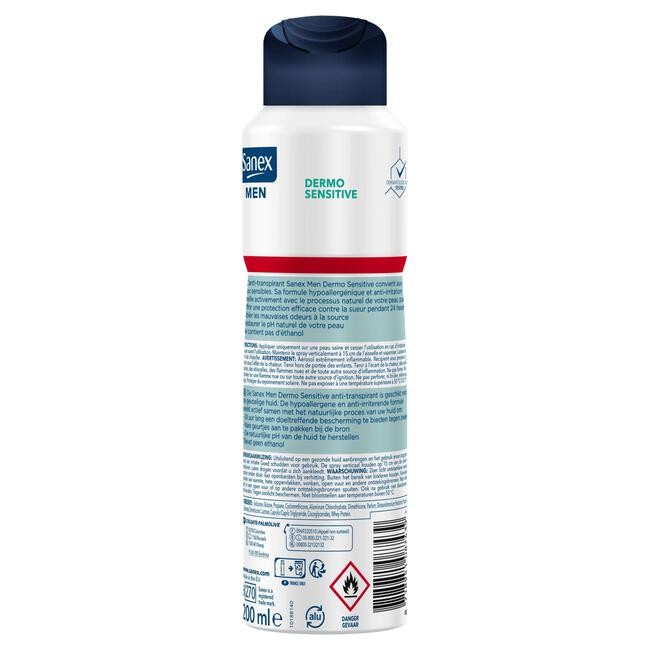 Sanex Men Dermo Sensitive Deodorant Spray 200 ML