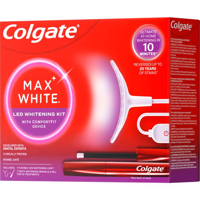 Colgate Max White Ulitmate Led Whitening Kit + Pen