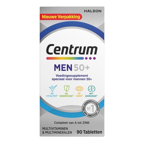 Centrum Men 50+ Multivitaminen Tabletten 90 stuks