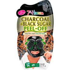 7th Heaven Charcoal + Black Sugar Peel Off Masker