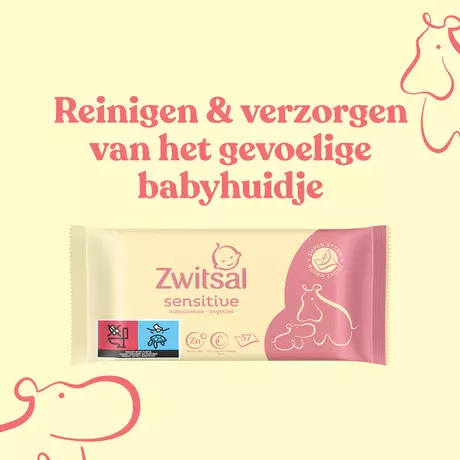 Zwitsal Sensitive Billendoekjes 57 stuks