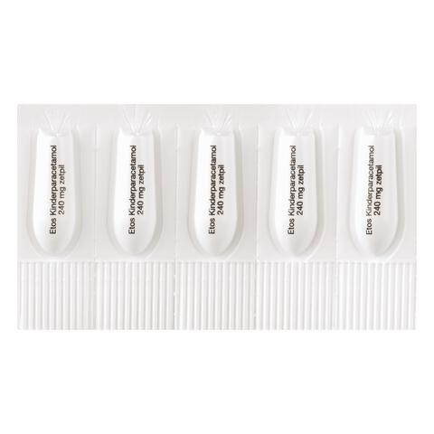 Etos Kinderparacetamol 240 mg Zetpil