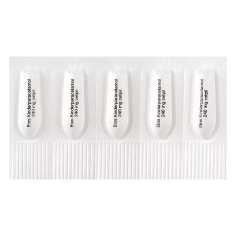 Etos Kinderparacetamol 240 MG Zetpil 10 stuks