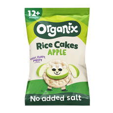 Organix Bio Luchtige Rijstwafeltjes Appel 6+ Maanden 40 gram