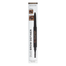 Revolution Duo Brow Definer Pencil Dark Brown