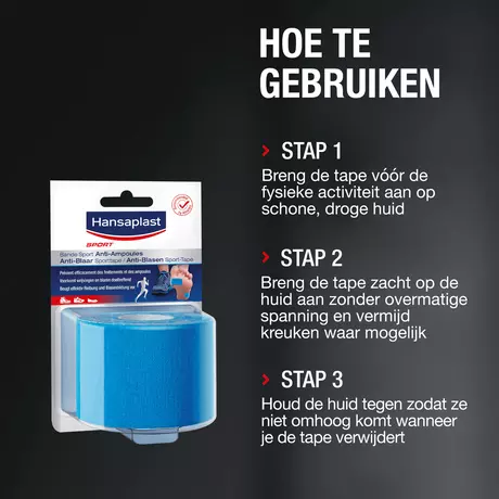 Hansaplast Sport Anti-Blaar Sporttape