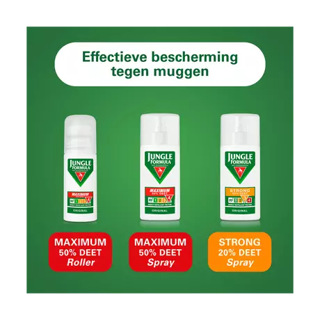 Jungle Formula Anti Muggenspray Maximum 50% DEET 75 ML