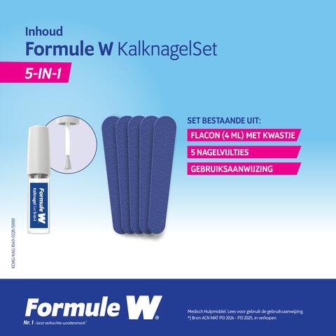 Formule W Kalknagel Set 5-In-1