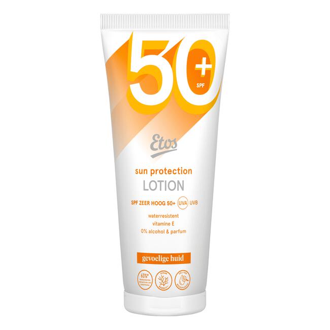 Etos Zonnebrand Lotion SPF50+ Gevoelige Huid 200 ML