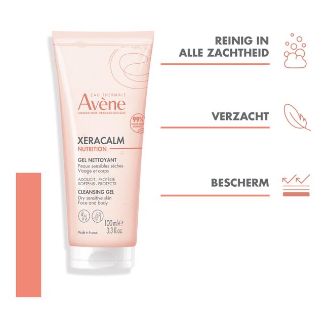 Avène Xeracalm Nutrition Reinigingsgel 100 ML