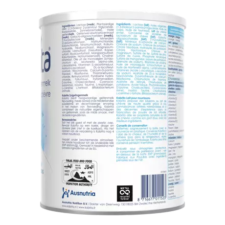 Kabrita 1 Zuigelingenmelk 0-6 Maanden 800 gram