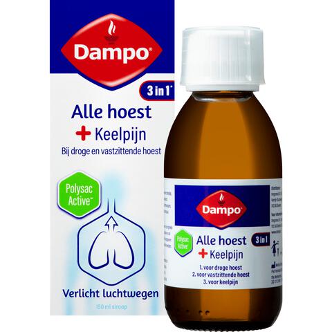 Dampo Alle Hoest + Keelpijn 150 ML