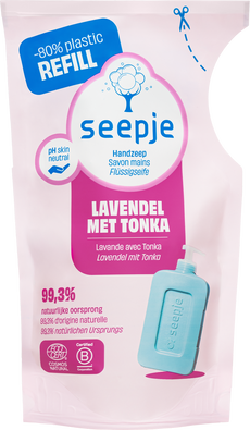 Seepje Lavendel Tonka Handzeep Vloeibare Refill 300 ML