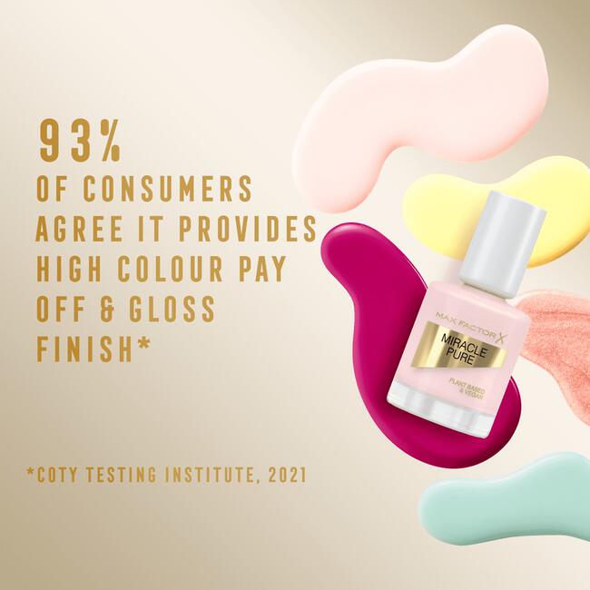 Max Factor Miracle Pure Vegan Nagellak 220 Cherry Blossom