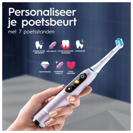 Oral-B iO 9s Rose Quartz Elektrische Tandenborstel