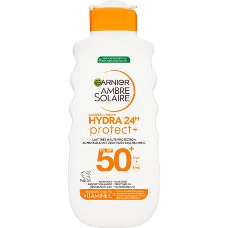 Garnier Ambre Solaire Hydra 24H Protect Lotion Zonnebrandcrème SPF 50 175ml waterresistent