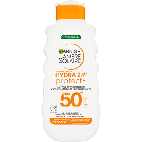 Garnier Ambre Solaire Hydra 24H Protect Lotion Zonnebrandcrème SPF 50 175ml waterresistent