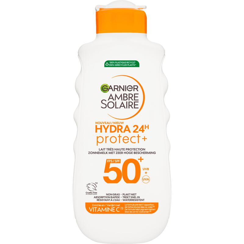 Garnier Ambre Solaire Hydra 24H Protect Lotion Zonnebrandcrème SPF 50 175ml waterresistent