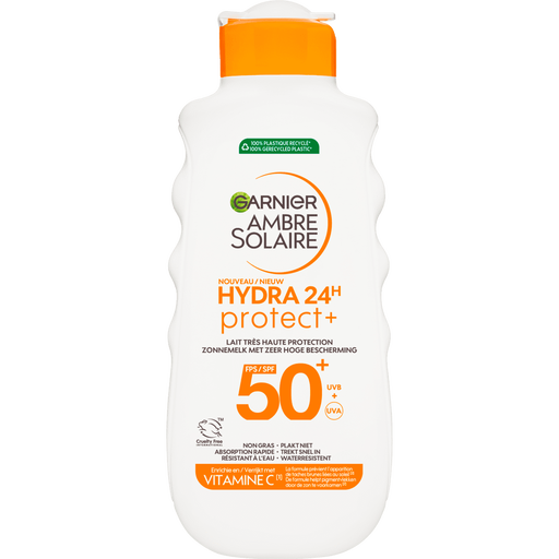 Garnier Ambre Solaire Hydra 24H Protect Lotion Zonnebrandcrème SPF 50 175ml waterresistent