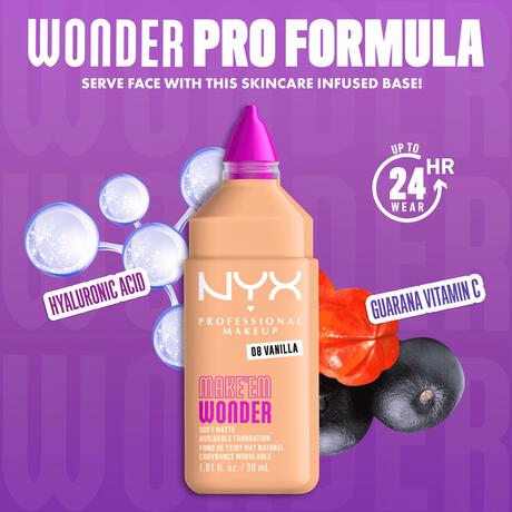 NYX Professional Makeup Make 'EM Wonder Foundation 08 Vanilla