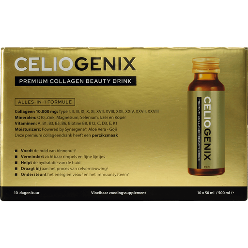 CelioGenix Premium Collagen Beauty Drink 10 stuks