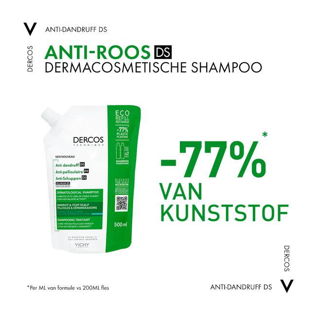 Vichy Dercos Anti-Roos Shampoo Navulling 500 ML