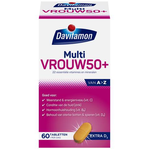 Davitamon Multi Vrouw 50+ 60 stuks