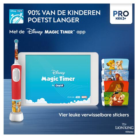 Oral-B Pro Kids 3+ Lion King Elektrische Tandenborstel by Braun
